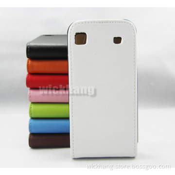 Genuine Leather Pouch Flip Case for Samsung Galaxy S1 I9000